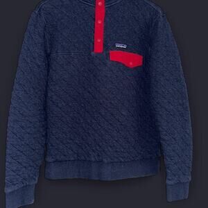 Navy Patagonia Synchilla Pullover Size Medium